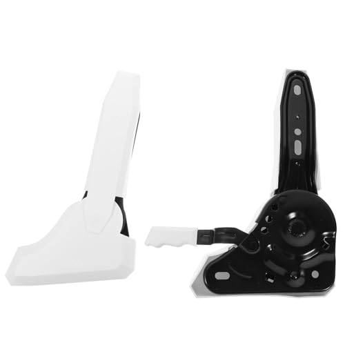 Ipetboom 2 Piezas Ajustador de Ángulo para Silla Gaming Accesorio Metálico Multifuncional Blanco Compatible con Sillas de Oficina Fácil Instalación Reemplazo Práctico para Asiento