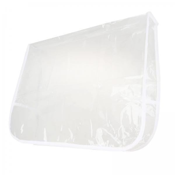 2xChair Back Cover Waterproof Styling Chair for Beauty Center Hairdressing SPA White Square L-picture-27