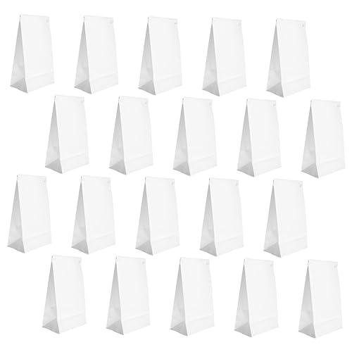 Healvian 50 Pçs Saco De Vômito De Viagem De Papel Kraft Revestido Sacos De Papel Kraft Sacos De Vômi