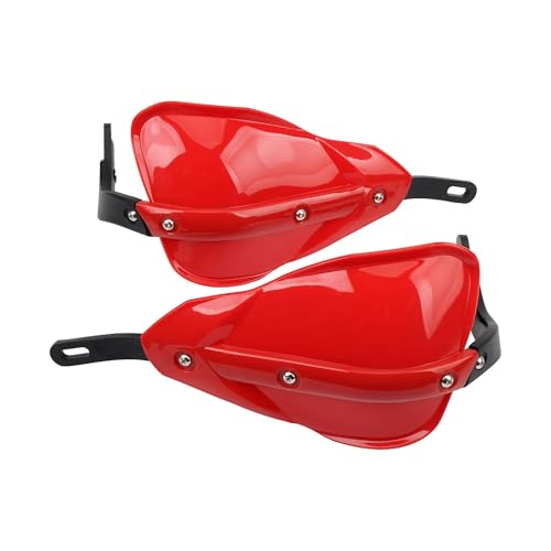 Couvercle protection guidon et protège-mains de moto rouge 22mm 28mm Honda Yamaha