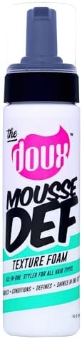 The Doux MOUSSE DEF Texture Foam, Multi-Use Styling Mousse, 7 oz