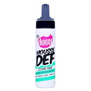 The Doux Multi-Use Mousse for Curly Hair – The Doux Mousse Def Texture Foam for Styling, Curl Definition, Volume & Shine – Curl Cream Alternative for Textured Hair & Natural Hair Styles
