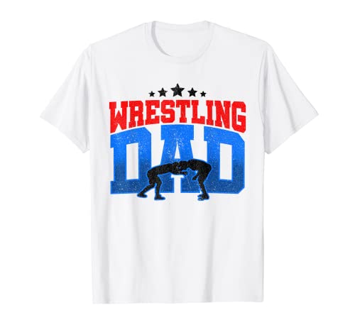 Wrestling Dad Combat Sports Wrestler Día del Padre Camiseta