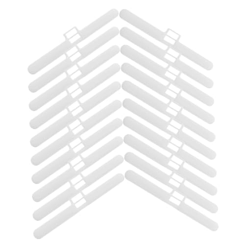 Toddmomy Vertical Blind Repair Kit 20pcs Blind Clips Replacement Slats Universal for Window Treatments