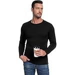 Sailwind Mens Wool Base Layer Long Sleeve Undershirts Crewneck Thermal Shirt - Image 5