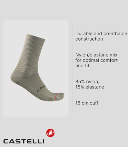 Image of CASTELLI Unisex Espresso 18 Sock