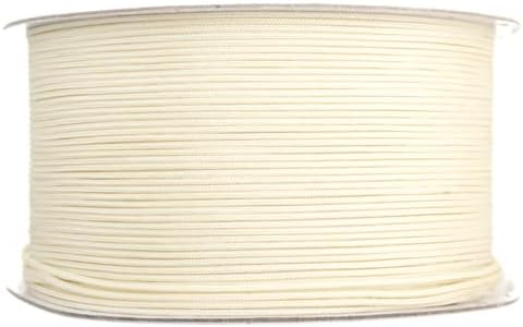 John Bead Lovely Knots 1mm Ivory Chinese Knotting Cord for Jewelry and Craft Making, 180 yds