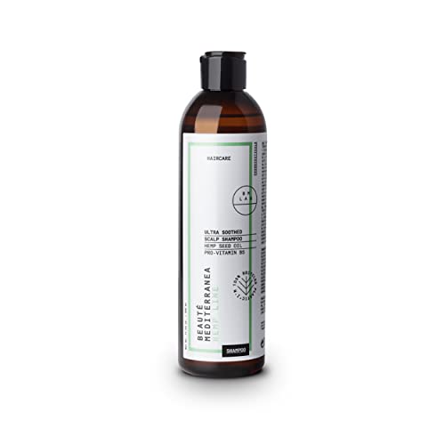 Champú para Pelo Efecto Reparador - 300 ml - Sin Sulfatos - Nutre, Protege y Repara - Ideal para Cabello Dañado y Puntas Abiertas - 100% Vegano - Beauté Mediterranea Ultra Shoothed Shampoo