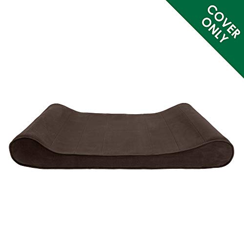 Furhaven-Replacement-Dog-Bed-Cover-Microvelvet-Contour-Luxe-Lounger-Machine-Washable-Espresso-Jumbo-X-Large - Cucciolini Doodles   Furhaven-Replacement-Dog-Bed-Cover-Microvelvet-Contour-Luxe-Lounger-Machine-Washable-Espresso-Jumbo-X-Large