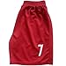 ORGBRAIN #7 Ronaldo Kids Football Soccer Jersey/Shorts/Socks Kit Youth Sizes (Red,30,11-12 Years)