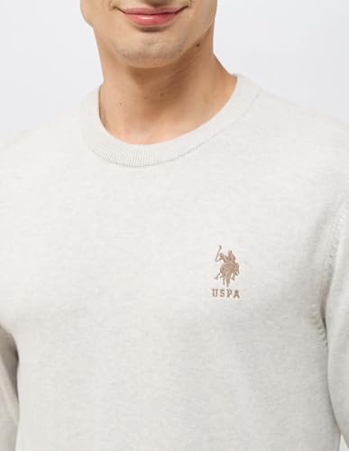 Image of U.s.Polo Association Men's Solid Regular fit Sweater
