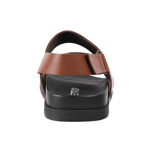 Image of Metro Men Faux Leather Comfort Sandal