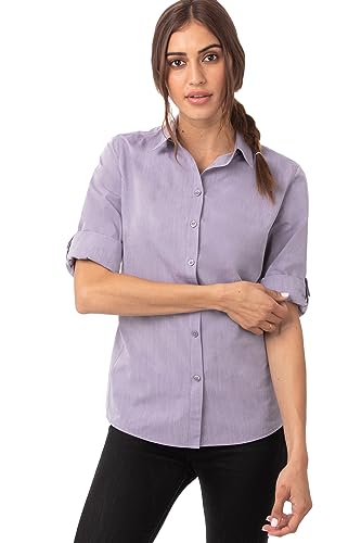 Chef Works Women's Modern Chambray Dress Shirt4