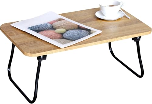 DUPI Mesa Plegable Portátil Easy | Diseño Compacto y Multifuncional | Material Resistente y Duradero | Uso en Cama o Sofá | Fácil de Limpiar | 52.5 x 30 x 21.5 cm | Taupe-Negro