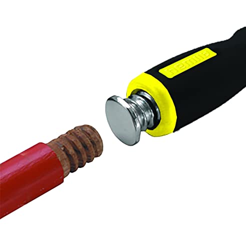 Image of ALLWAY BS3 Soft-Grip Bent Scraper, 3 inch | Heavy Duty, Extendable with Pole Socket, Hammer End