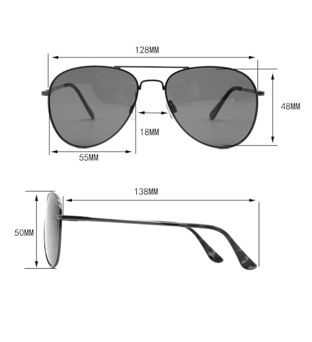 Image of U.S. POLO ASSN. mens Pa3004 Metal Aviator Pilot Polarized Sunglasses With Uv400 Protection, Sport Sunglasses for Men Aviator Sunglasses