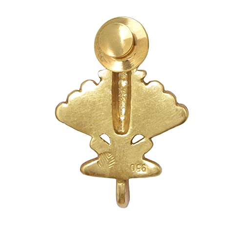 Image of Colombian Emerald & Multi-Material Options | Quimbaya Flyer Lapel Pin | Ancient Alien Golden Jets Collection