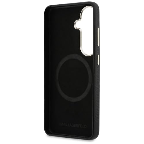 Coque antichoc Samsung S26 compatible MagSafe Karl Lagerfeld noir - 7
