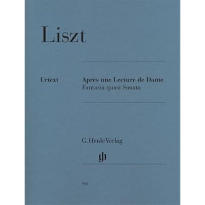 Apr&egrave;s une Lecture de Dante - Fantasia quasi Sonata - Piano - (HN 981): Instrumentation