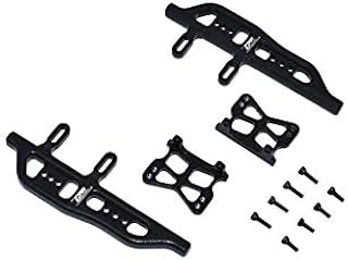 Aluminum Side Steps For Axial 1:24 SCX24 Deadbolt AXI90081 / Jeep Wrangler AXI00002-12Pc Set Black