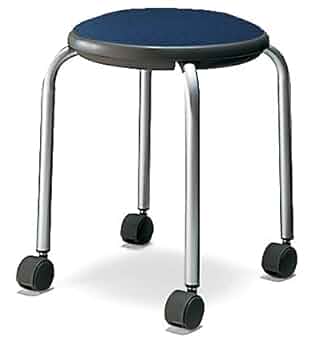 コクヨスツール　完成品 黒の円形木製スツール コクヨスツール 完成品 黒の円形木製スツール