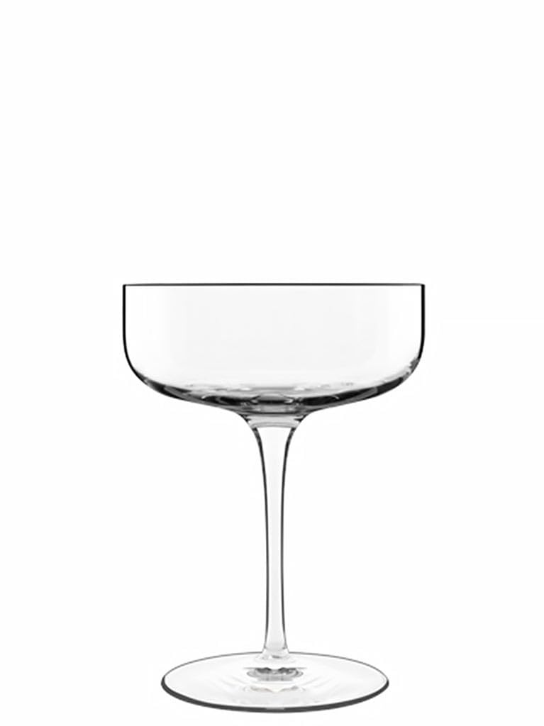 Luigi Bormioli Transparent Sublime Cocktail Glasses 4 Set X 300Ml Crystal Glasses, Dishwasher Safe
