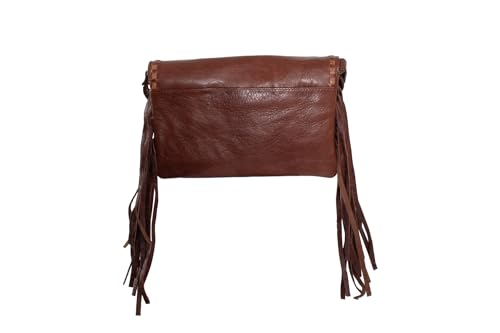 STS Ranchwear Womens Indie Harper Walnut Buffalo Leather Crossbody Bag3