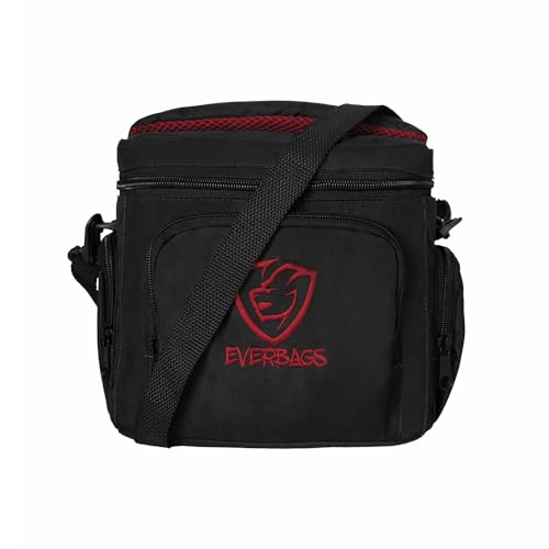Bolsa Térmica Fitness Master Everbags Preto Vermelho