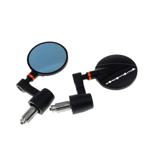 Miroir d'extrémité de barre moto 22mm pour éliminer les angles morts - 2