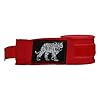 ORCQ Tiger boxing handwraps- Boks Wraps – Boksbandages – Kickboks bandage – Paar – 250cm Rood