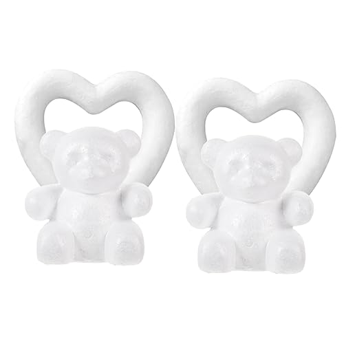 Modèles mousse ours à décorer DOITOOL polystyrène blanc haute densité - 5