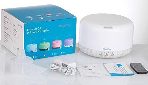 Miniatura 4 de BlueHills Premium 1000 ML XL Difusor de aceite esencial humidificador de aromaterapia con control remoto para habitación grande hogar largo plazo