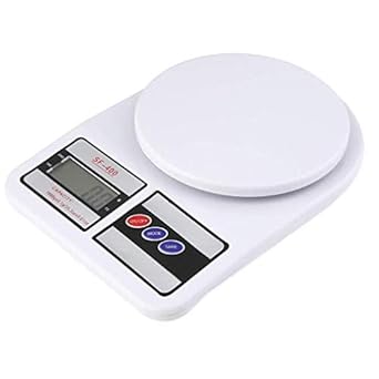 JK Creations Electronic Digital 10 Kg Weight Scale Kitchen Weight Scale Machine Measure for Measuring Fruits Spice Food Vegetable