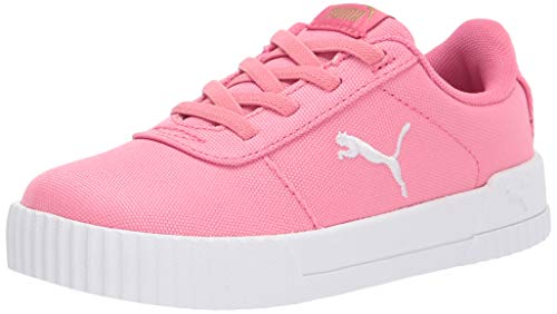 PUMA unisex baby Carina Summer Cat Slip on Sneaker, Puma White-puma Whit, 9 Infant US