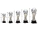 Premium Ceramic Soccer Trophy – Silver and Gold Champion Award with Custom Engraving – Soccer Trophy for Players Coaches and Soccer Teams – Recognition Award for Tournaments Leagues and Clubs