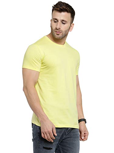 Image of Scott International Biowash T-Shirts for Men's & Boys- Round Neck, Half Sleeves, Cotton, Regular Fit, Stylish, Branded Solid Plain Tshirt for Men- Ultra Soft, Comfortable, Lightweight T-Shirt