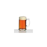 Libbey Brewmaster 15-Ounce Beer Mug 6-Piece Set, Clear