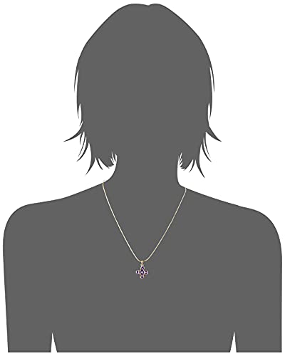 Image of Estele Gold Plated Pendant Necklace for Women