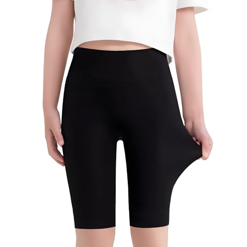 Looching Toddler Kid Girls High Waisted Athletic Shorts Yoga Dance Gymnastics Running Volleyball Biker Sports Shorts