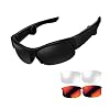 Bone Conduction Headphones Sunglasses Wireless Safety Bluetooth Glasses Pro ( Fit for Head Width 22-26 Inches)