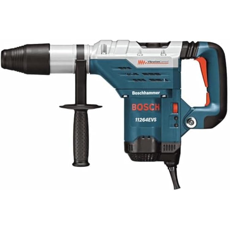 Bosch 11264EVS Rotary Hammer Drill | 13.0 Amp, 120V, SDS Max, 6.5 ft.-lbs. Impact Energy, Vibration Control, Hammer-Only Mode, One-Handed Tool-Free Bit System, 170-340 RPM
