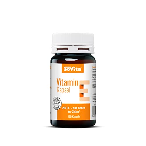 Vitamin E Kapseln von SoVita im Vergleich
