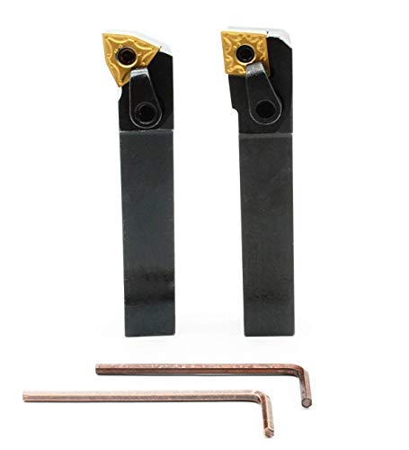 2 Piezas Porta Herramientas de Torno CNC Carburo miniatura 5