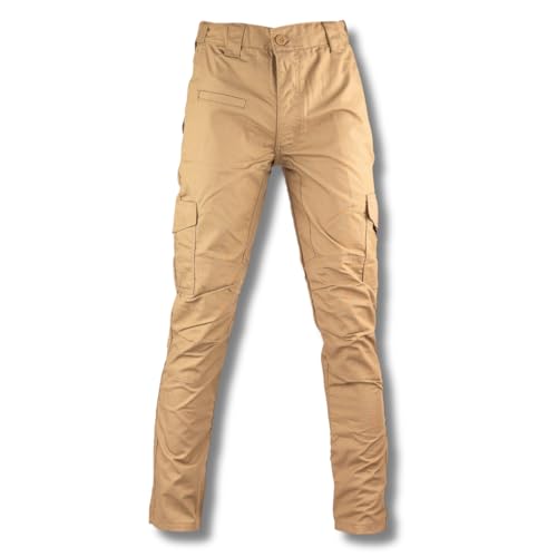 Calça Cargo Tática Defender - Safo (BR, Numérico, 40, Regular, Regular, Caqui)