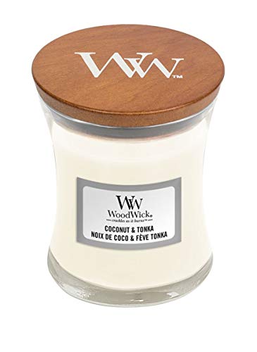 WoodWick 1681489 Coconut Tonka Petit Verre, Rouge, 250 Cover