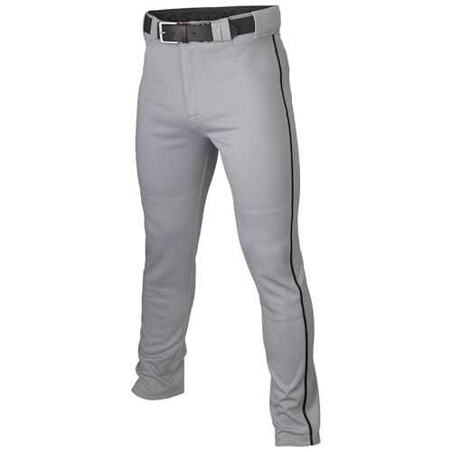 Easton Rival+ Baseball Pant | Full Length/Semi-Relaxed Fit | Youth Sizes | Solid & Piped Options