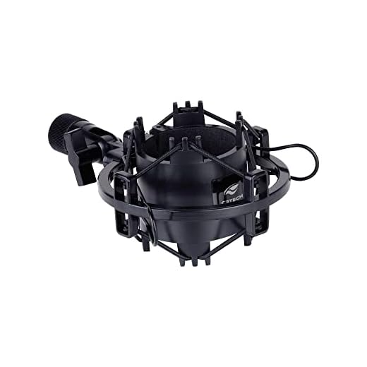 C3Tech, MI-S10BK, uporte para microfone Shock Mount Aranha, Preto