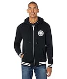 True Religion Men's Tr Alumni Zip Up, Jet Black, XX-Large