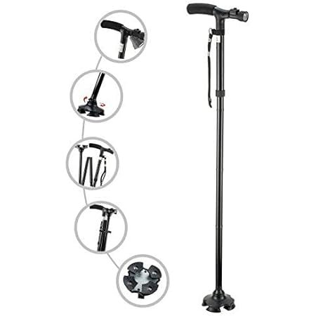 BigAlex Folding Walking Cane With Two LED Lights Review: Your Guide To Enhanced Mobility - View #4
