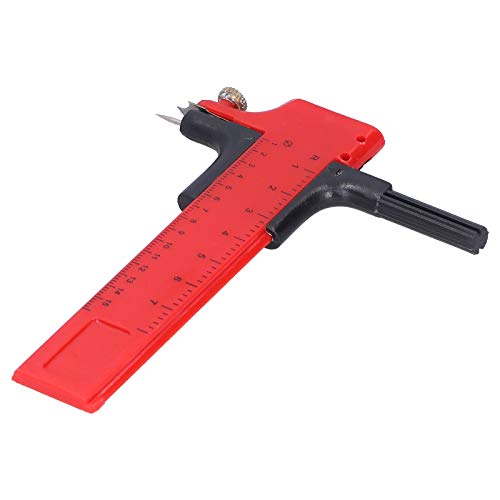 YDuupxe ROTARYS Coupeur Circulaire Antidérapant, Simple et Généreux, Facile à Utiliser Coupe-Cercle en Tissu Artisanat de Coupe, avec Un Design Compact, pour Film de Papier Caoutchouc